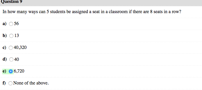 Solved Question 9 In how many ways can 5 students be | Chegg.com