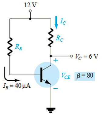 Solved Determine RB and RC in the circuit. Express your | Chegg.com