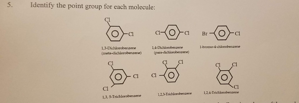 1 2 4 trichlorobenzene point group