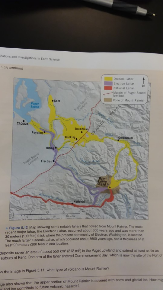 Solved Exercise Five/Volcanism and Volcanic Hazards 5.