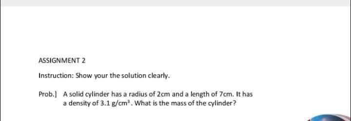 [Solved]: ASSIGNMENT 2 Instruction: Show your the solution
