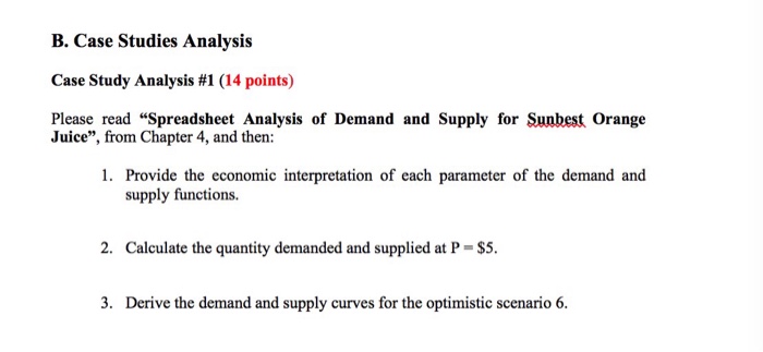 analysis of a case study