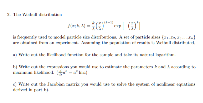 Solved I Believe I Have A And B But Would Like To Check, I | Chegg.com