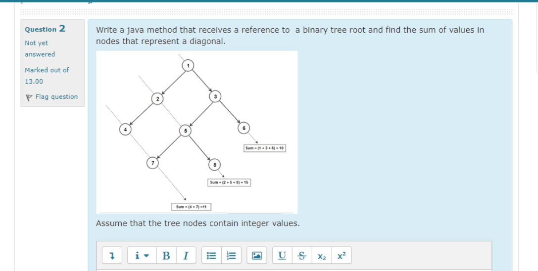 Solved Question 2 Write a java method that receives a | Chegg.com