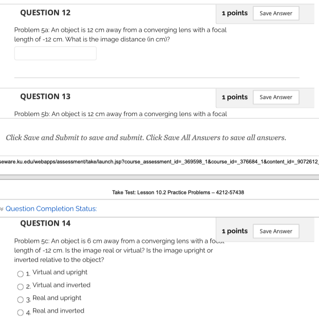 Solved QUESTION 12 1 points Save Answer Problem 5a: An | Chegg.com