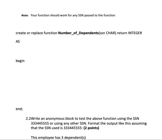 Solved 1) Consider the following trigger that will execute | Chegg.com