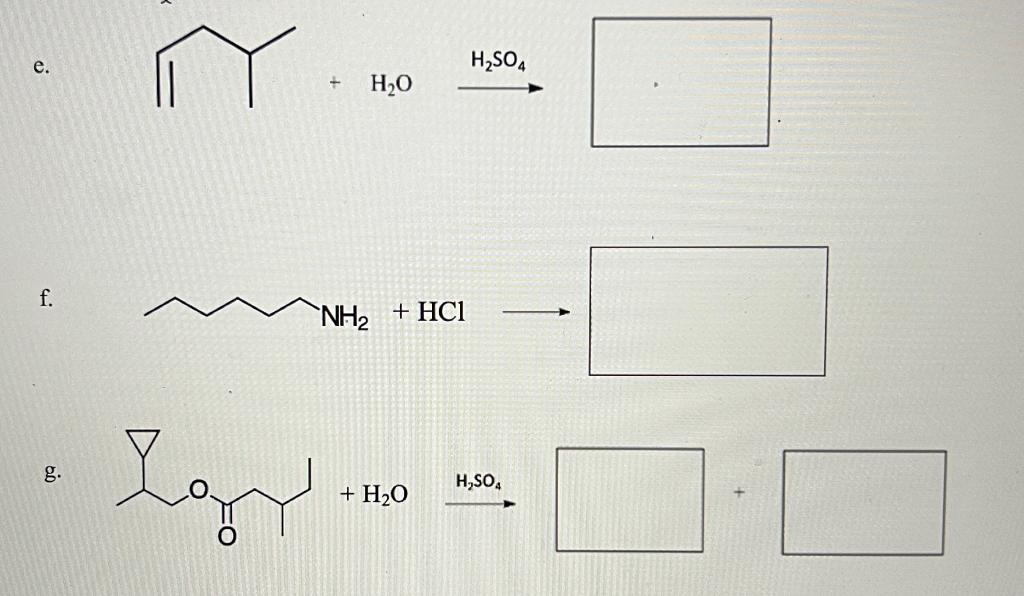 Solved 5. Draw in the boxes (one compound per box) to | Chegg.com