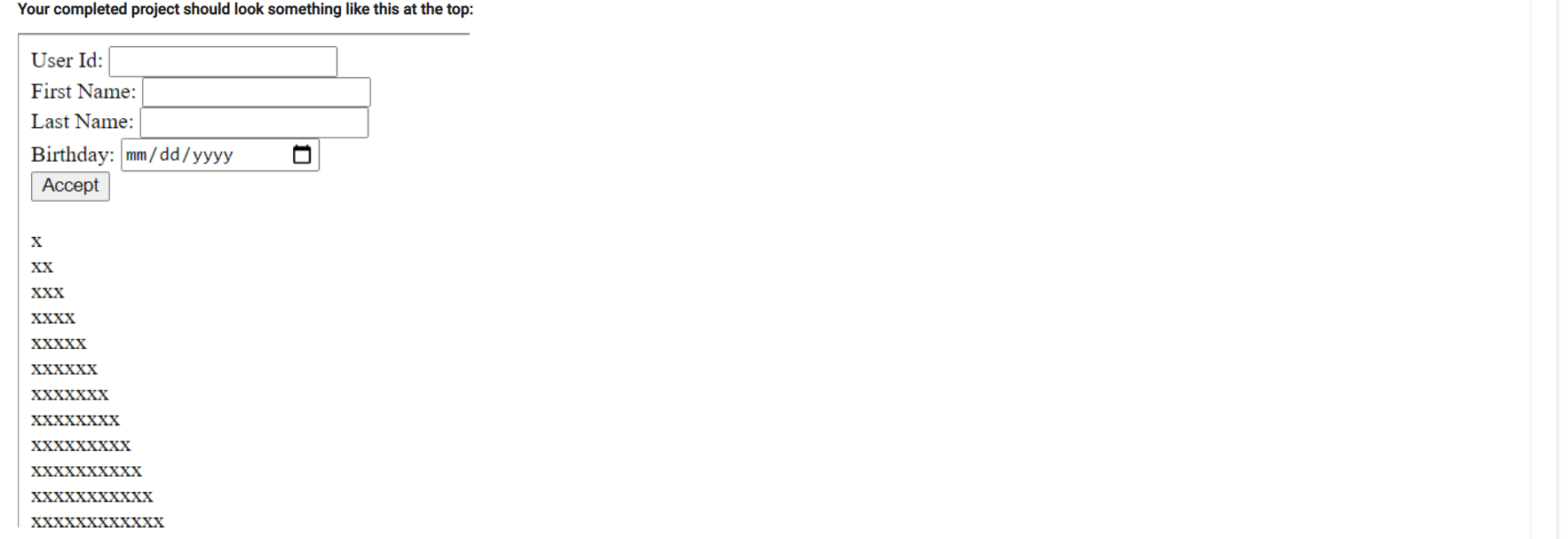 Solved I need help creating this code in JavaScript. I am | Chegg.com