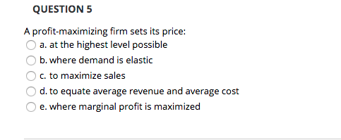 Solved QUESTION 3 Total revenue decreases as output | Chegg.com