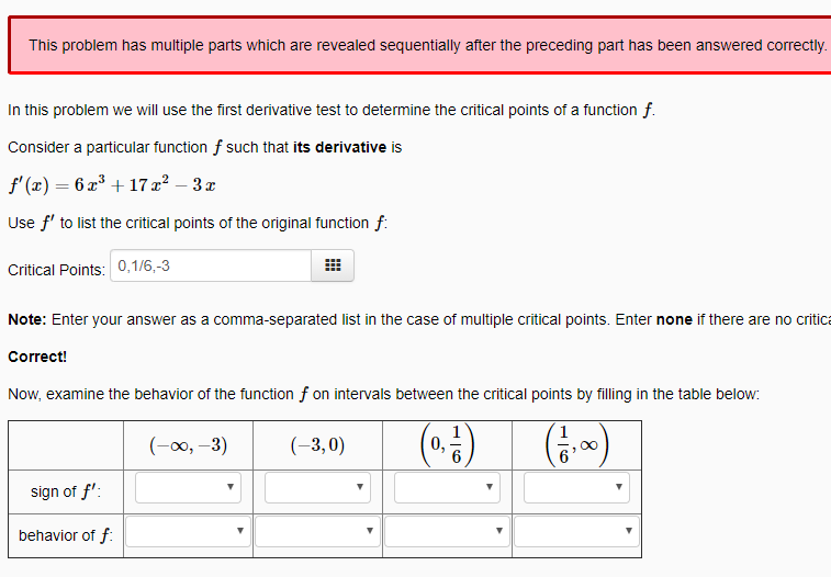 Solved This problem has multiple parts which are revealed | Chegg.com