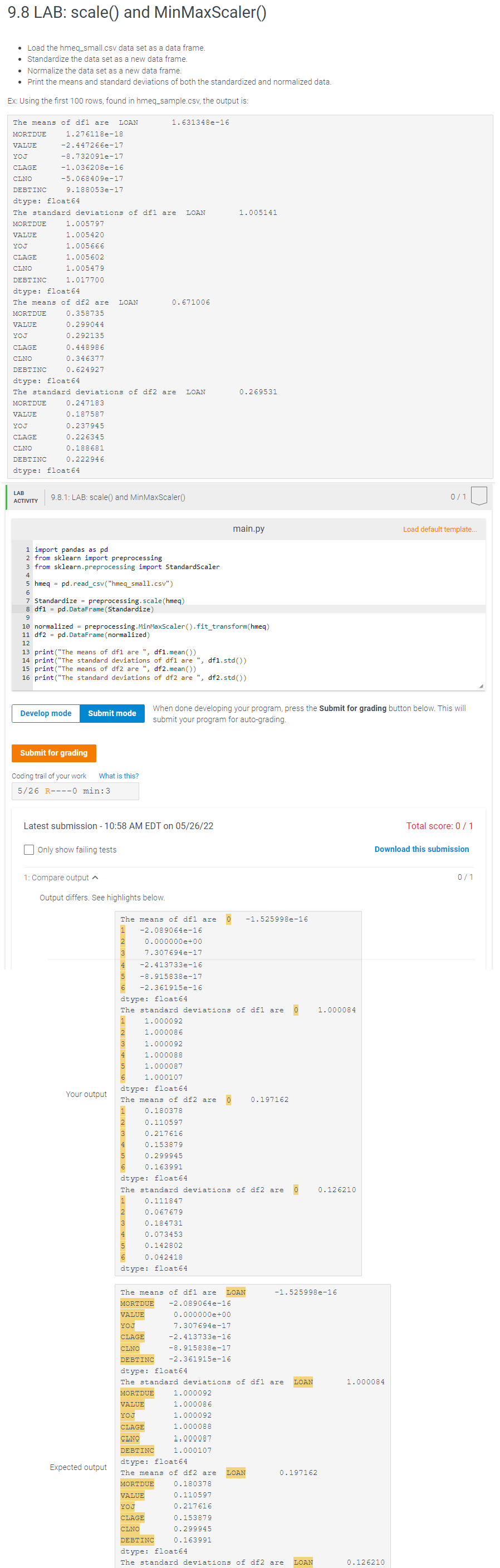 Solved Hey Python pros, I almost have the correct coding, | Chegg.com