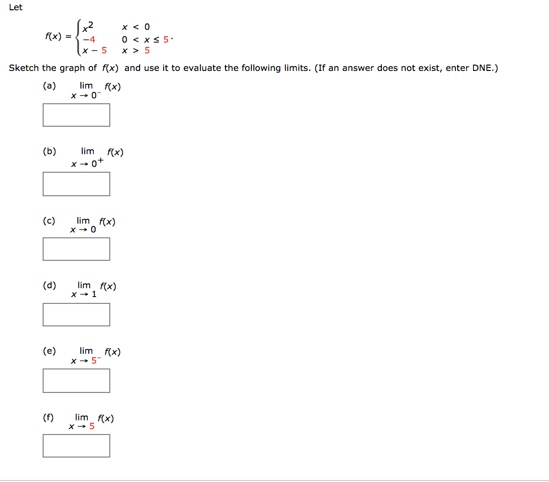 Solved Let f(x) = -4 x - 5 x