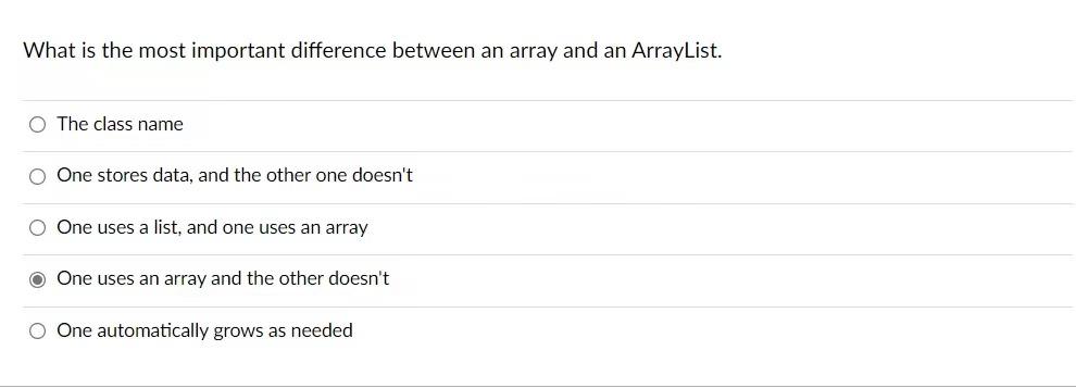 Solved What is the most important difference between an | Chegg.com
