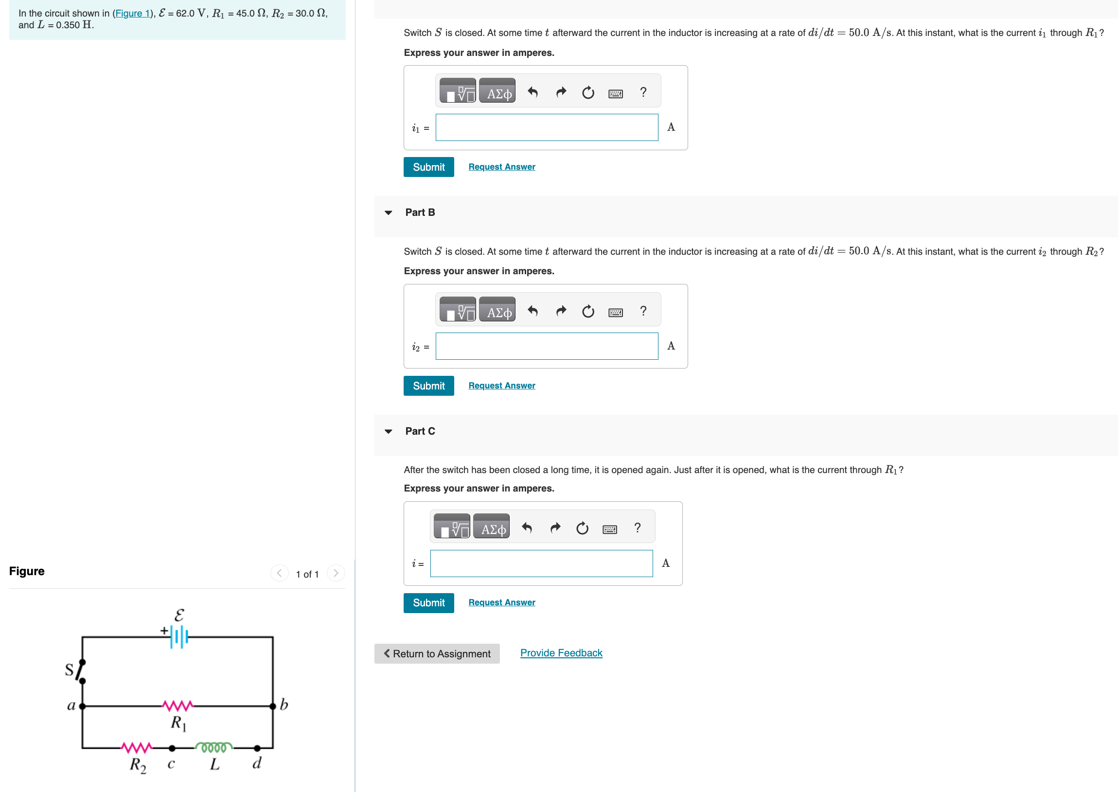 Solved In the circuit shown in (Figure | Chegg.com