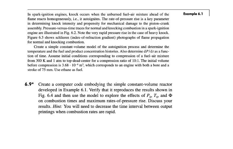 In sparkignition engines, knock occurs when the