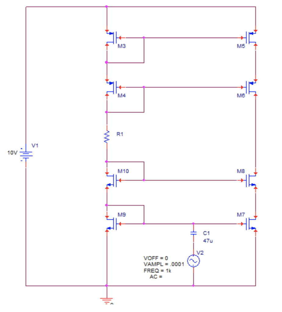 The cascode common-source amplifier with cascode | Chegg.com