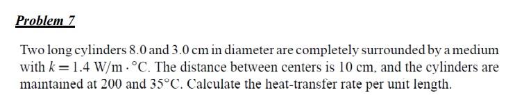Solved Two long cylinders 8.0 and 3.0 cm in diameter are | Chegg.com