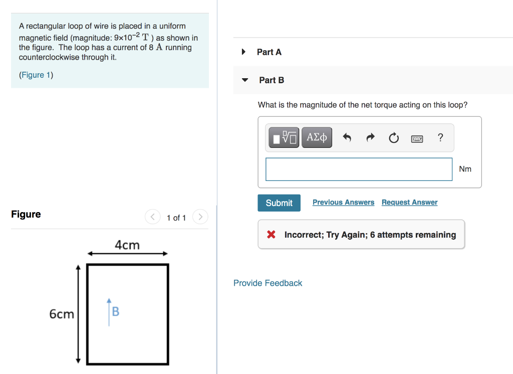 Solved A rectangular loop of wire is placed in a uniform | Chegg.com