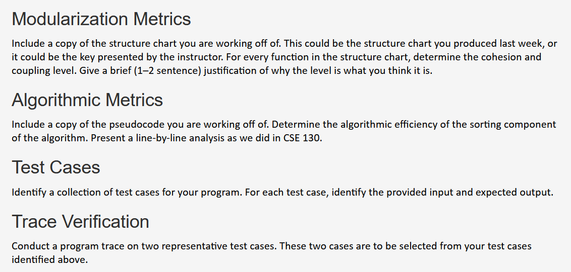 Solved I need some basic answers, not a program yet. Here is | Chegg.com