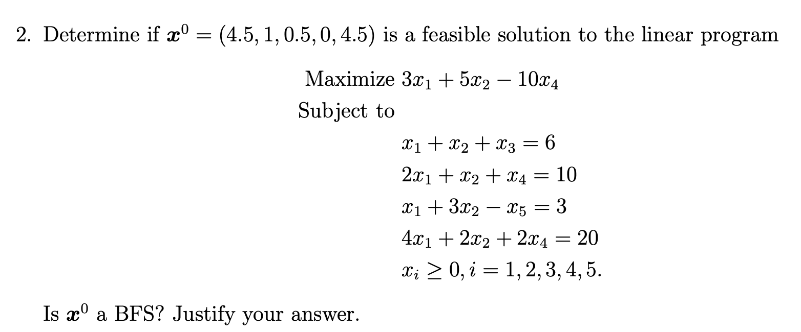 Solved Linear Programming Example Walk Through Needed T Chegg Com