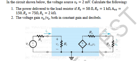 Solved In the circuit shown below, the voltage source | Chegg.com