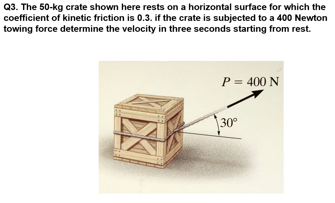 The 50 Kg Crate Shown Below Starts From Rest And Achi vrogue.co