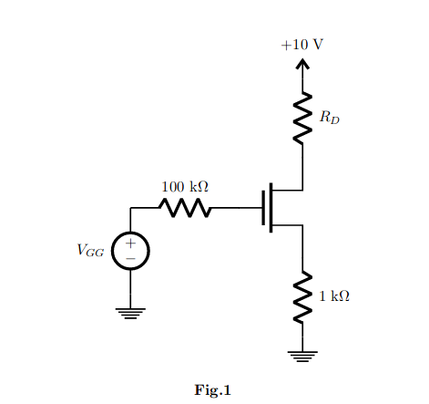 Solved We start with three simple DC MOSFET circuit problems | Chegg.com