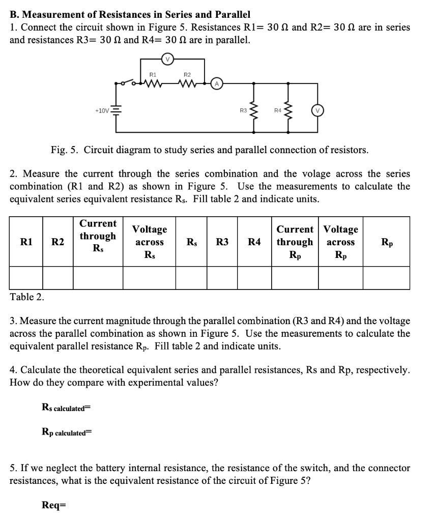 Circuit Diagram Of Parallel Resistance - Circuit Diagram