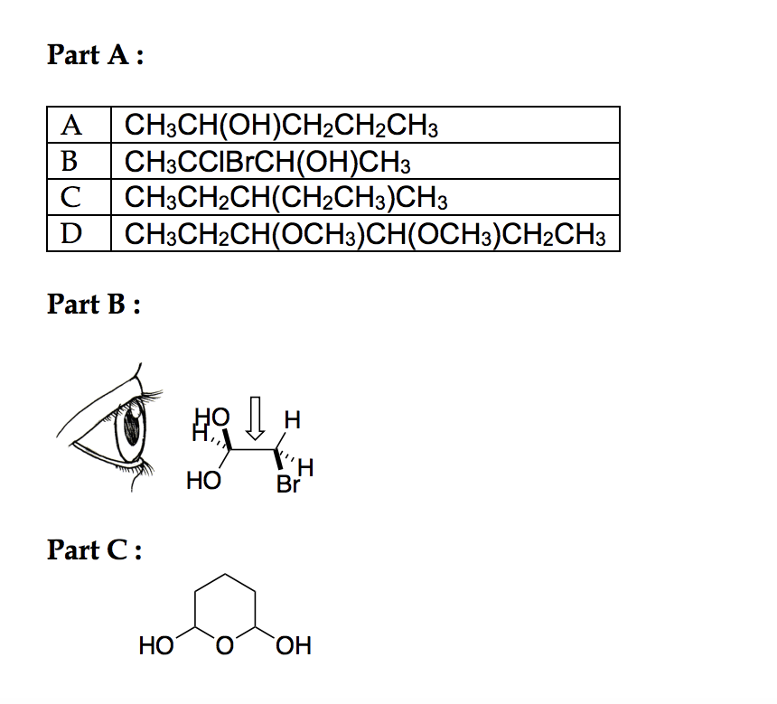 Solved Stereochemistry Assignment. Please complete each | Chegg.com