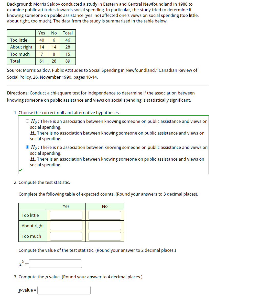 Solved Background: Morris Saldov conducted a study in | Chegg.com