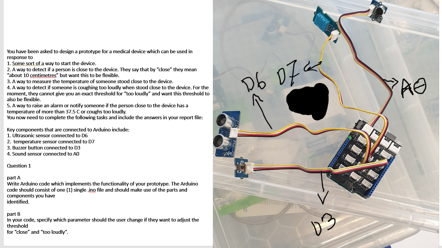 Solved You have been asked to design a prototype for a | Chegg.com