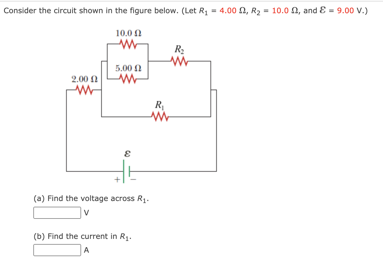 Solved Consider The Circuit Shown In The Figure Below. (Let | Chegg.com