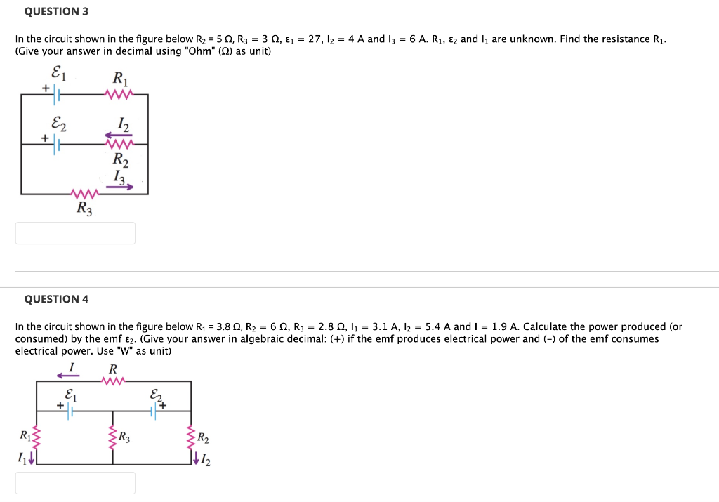 Solved QUESTION 3 In the circuit shown in the figure below | Chegg.com