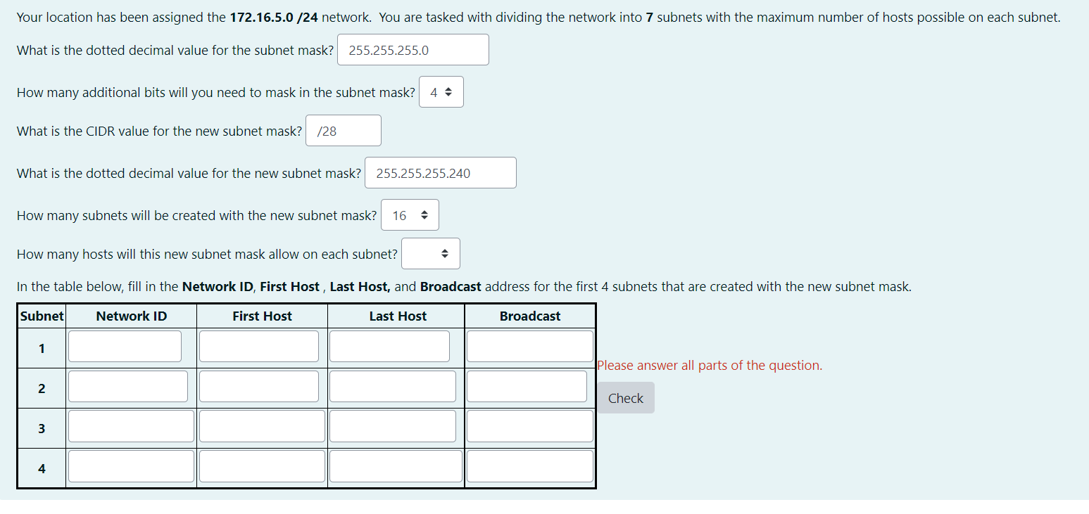 solved-your-location-has-been-assigned-the-172-16-5-0-24-chegg