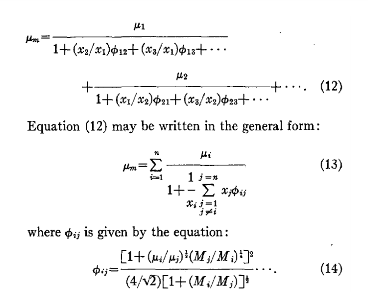 The Dynamic Viscosity Of Gas Mixtures Is Calculated Chegg Com