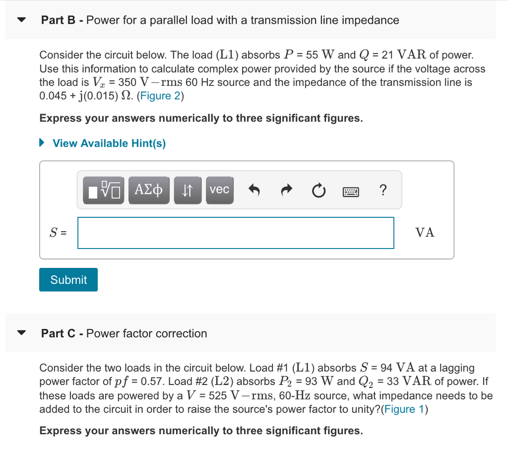 Solved Home work 9 Power Calculations 1 of 9> Learning Goal | Chegg.com
