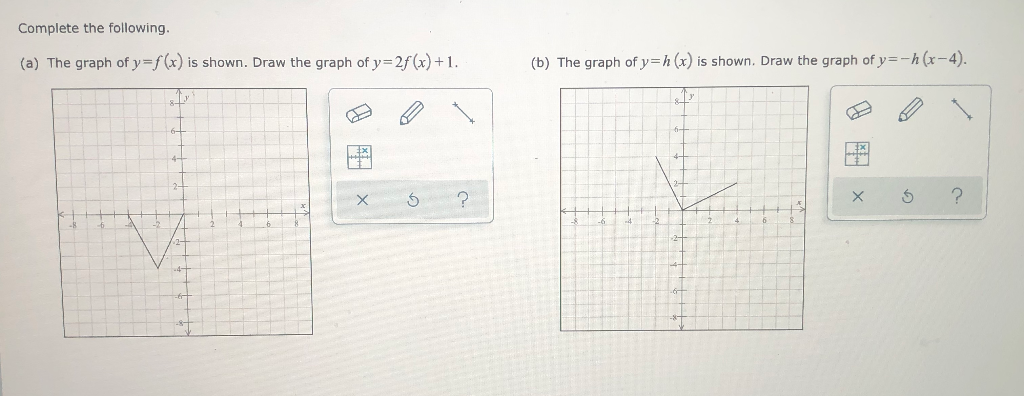 Solved Complete The Following A The Graph Of Y F X Is Chegg Com