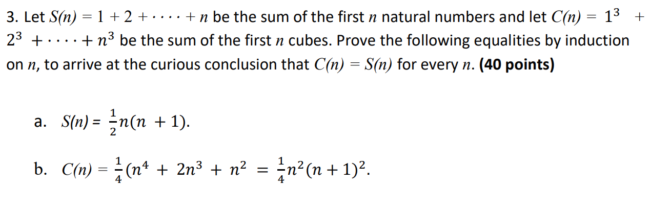 Solved 3 Let Sn12⋯n Be The Sum Of The First N Natural 2378