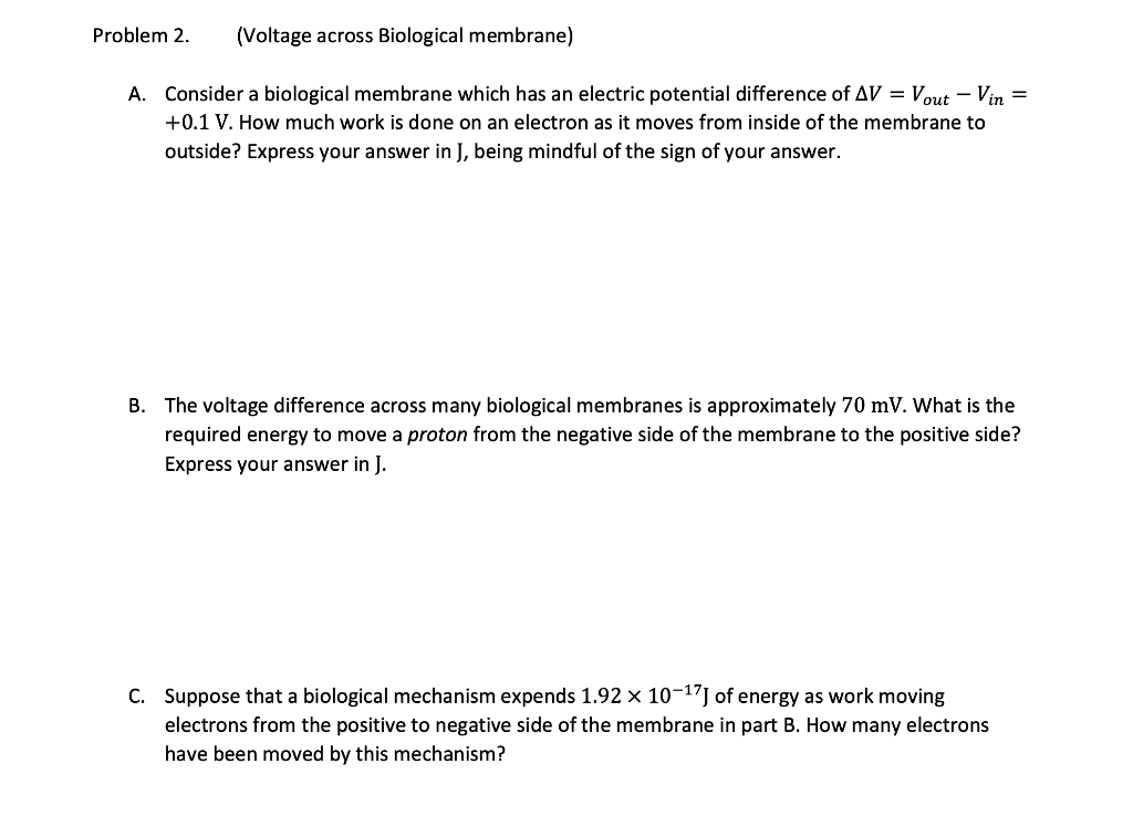 proton voltage difference