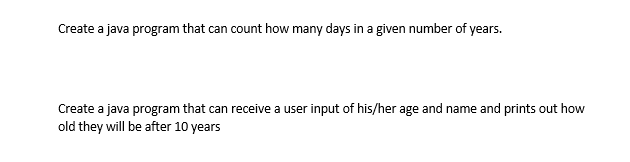 Solved Create a java program that can count how many days in | Chegg.com
