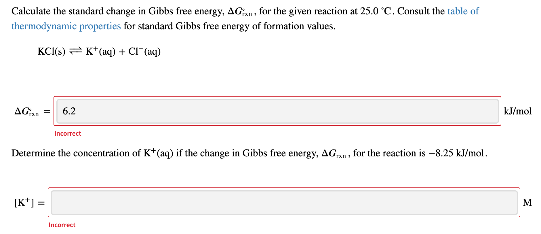 Solved Calculate The Standard Change In Gibbs Free Energy, | Chegg.com