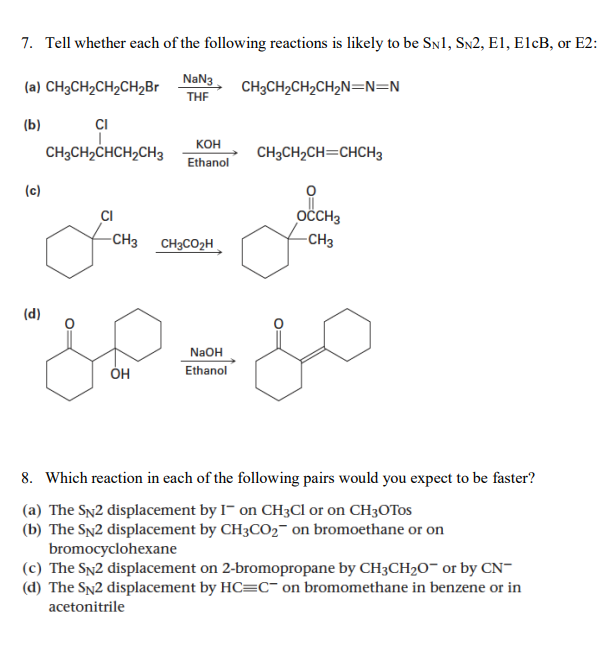 Solved 7. Tell whether each of the following reactions is | Chegg.com