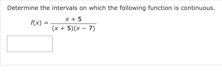Solved Determine The Intervals On Which The Following