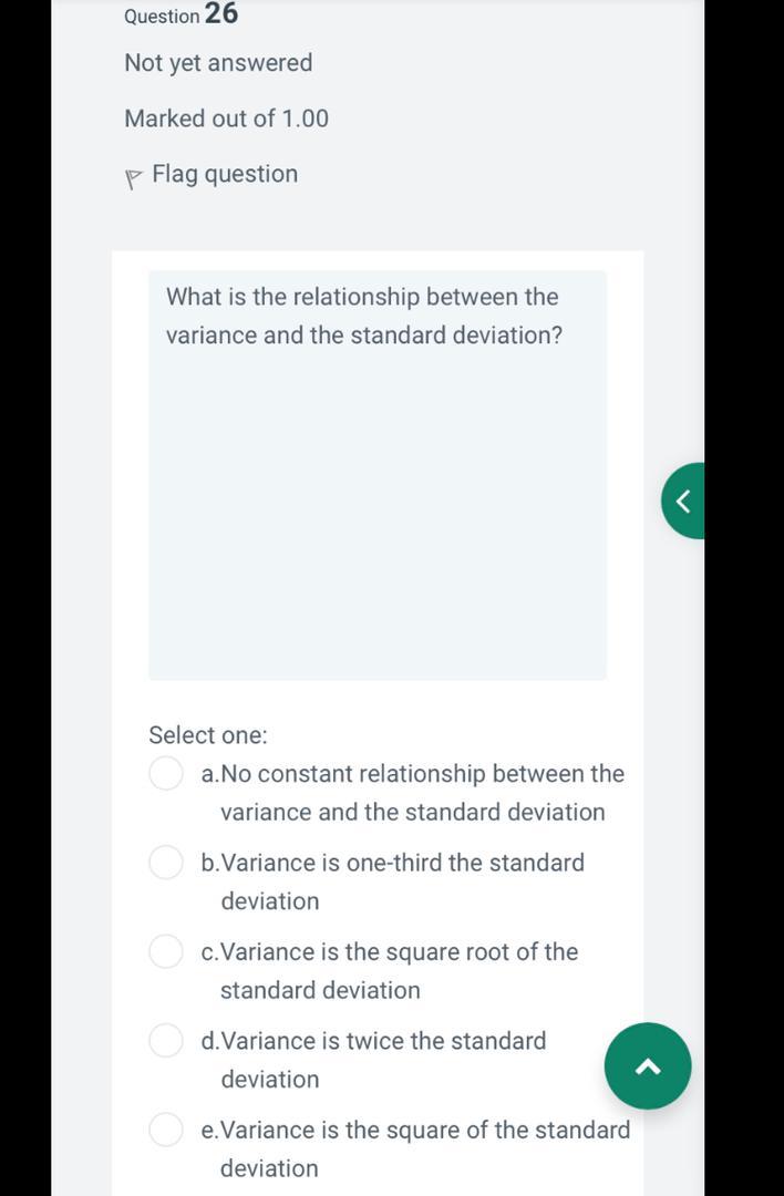 Solved Question 25 Not yet answered Marked out of 1.00 p | Chegg.com