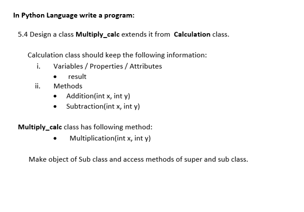 Solved In Python Language write a program: 5.4 Design a | Chegg.com