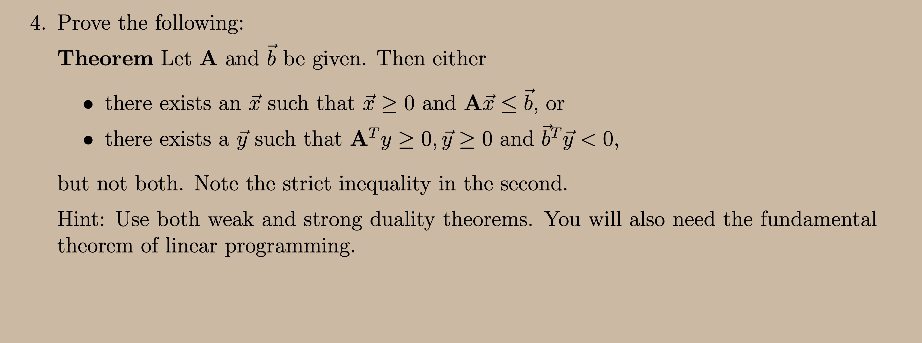 Solved 4. Prove The Following: Theorem Let A And B Be Given. | Chegg.com