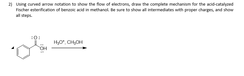 Solved 2) Using curved arrow notation to show the flow of | Chegg.com