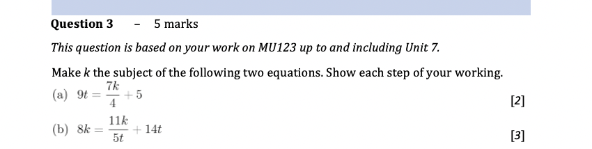 Solved Question 3 - 5 marks This question is based on your | Chegg.com