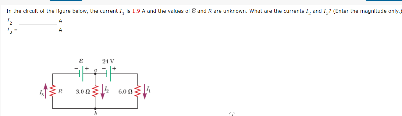 Solved In the circuit of the figure below, the current I, is | Chegg.com