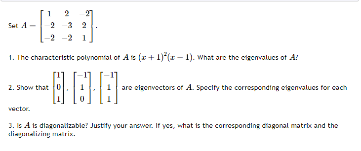 Solved Linear Algebra: Circle or box final | Chegg.com